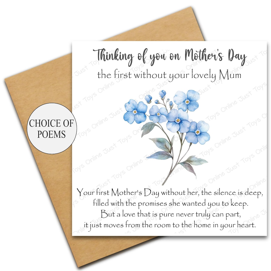 Thinking of You on Mother's Day Card, Sympathy Loss Card for Friend ...