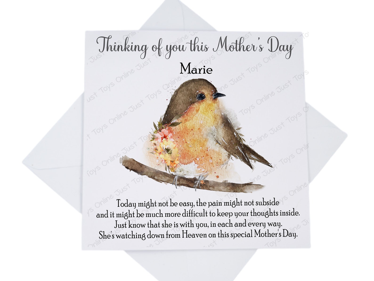 Thinking of You on Mother's Day Card, Sympathy Loss Card for Friend ...