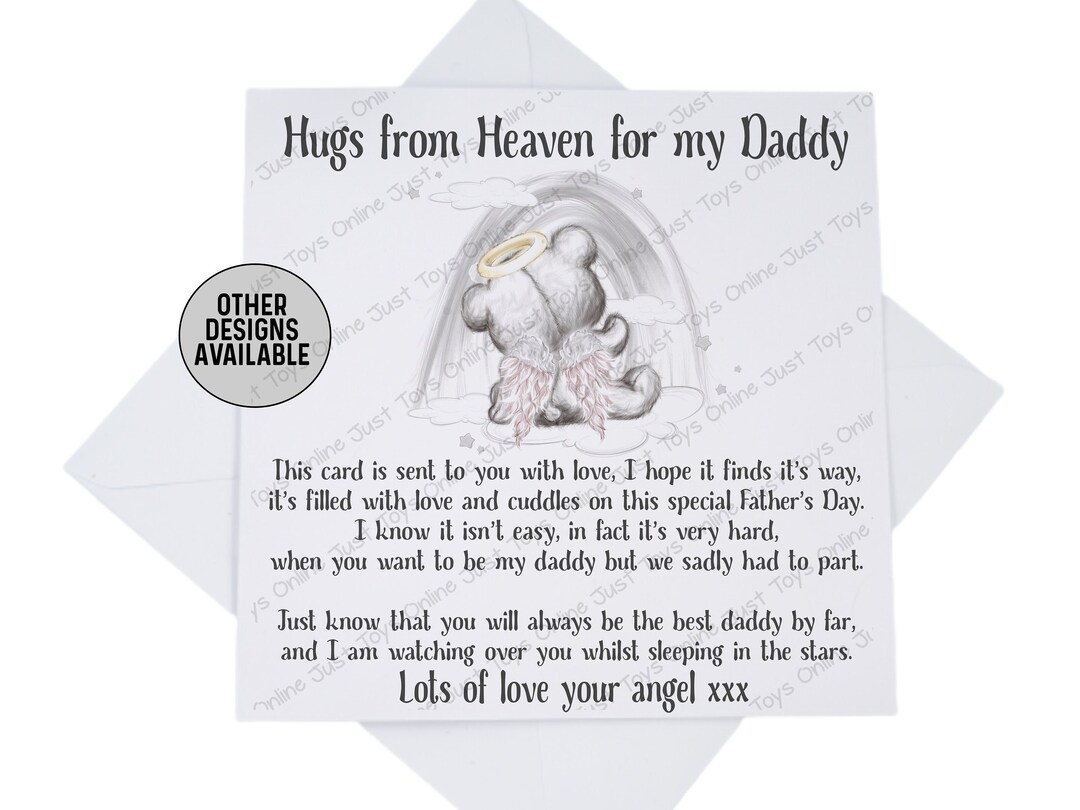 Father's Day Card From Baby in Heaven, Angel Baby Loss Fathers Day Card ...