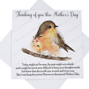 Thinking of You on Mother's Day Card, Sympathy Loss Card for Friend ...