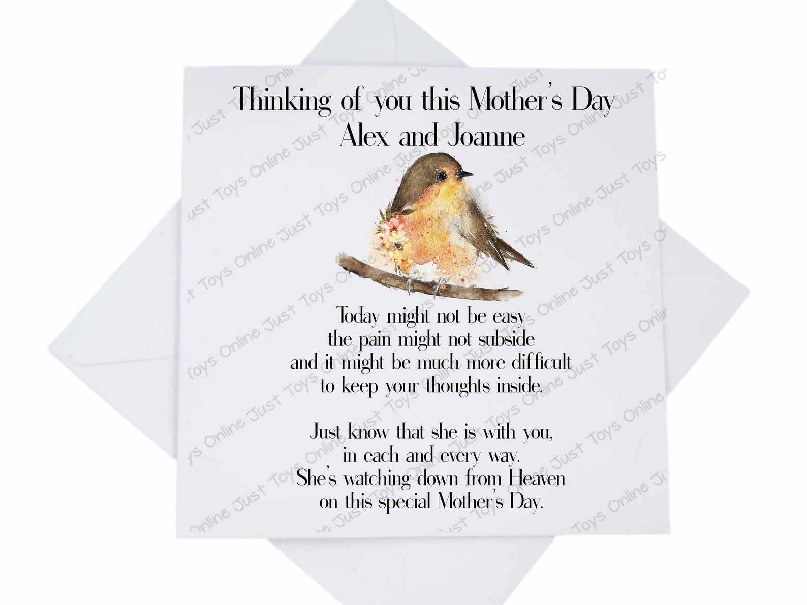 Thinking of You on Mother's Day Card, Sympathy Loss Card for Friend ...
