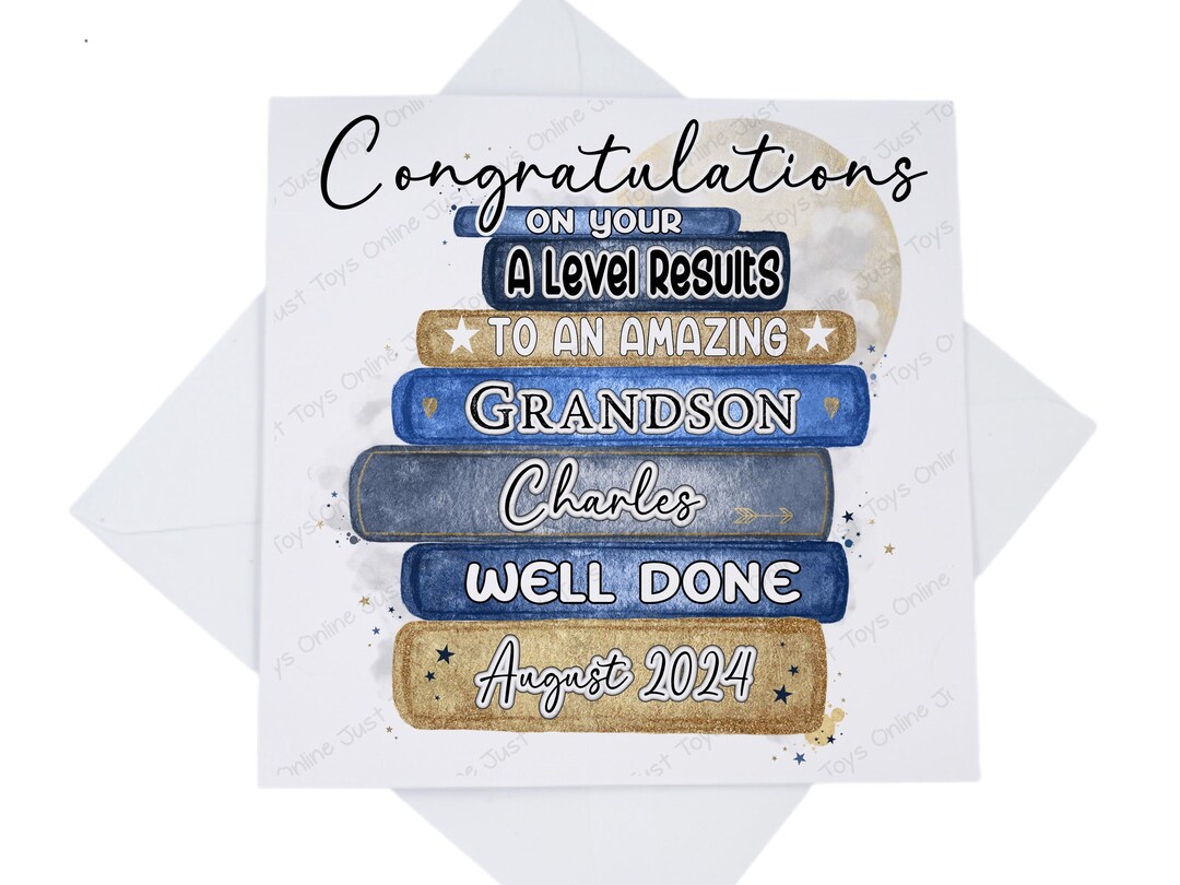 Congratulations Well Done GCSE A Level School Results Card ...