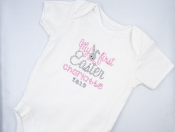 my 1st easter sleepsuit