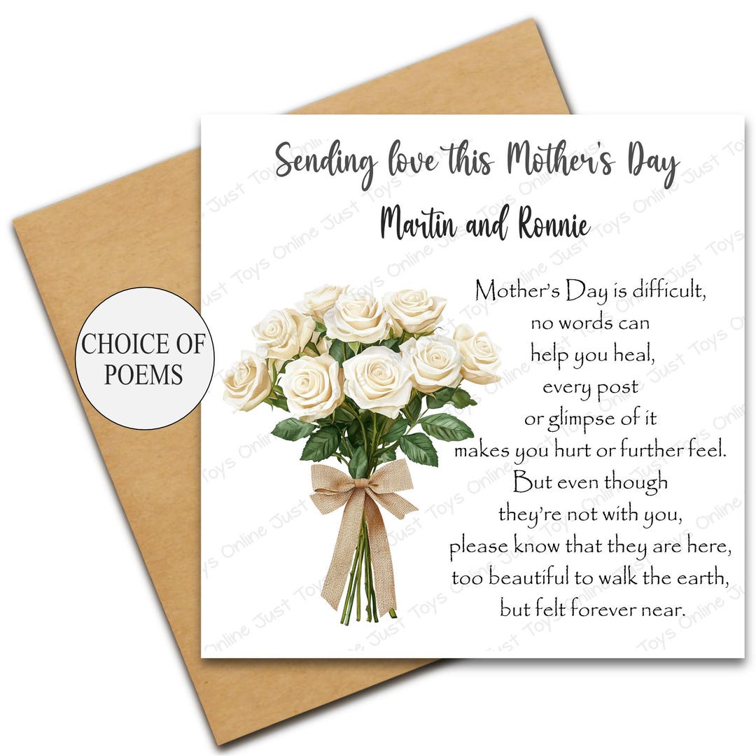 Thinking of You on Mother's Day Card, Sympathy Loss Card for Friend ...