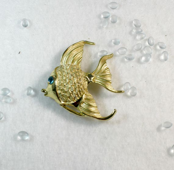Angel Fish Brooch / Pendant - image 3
