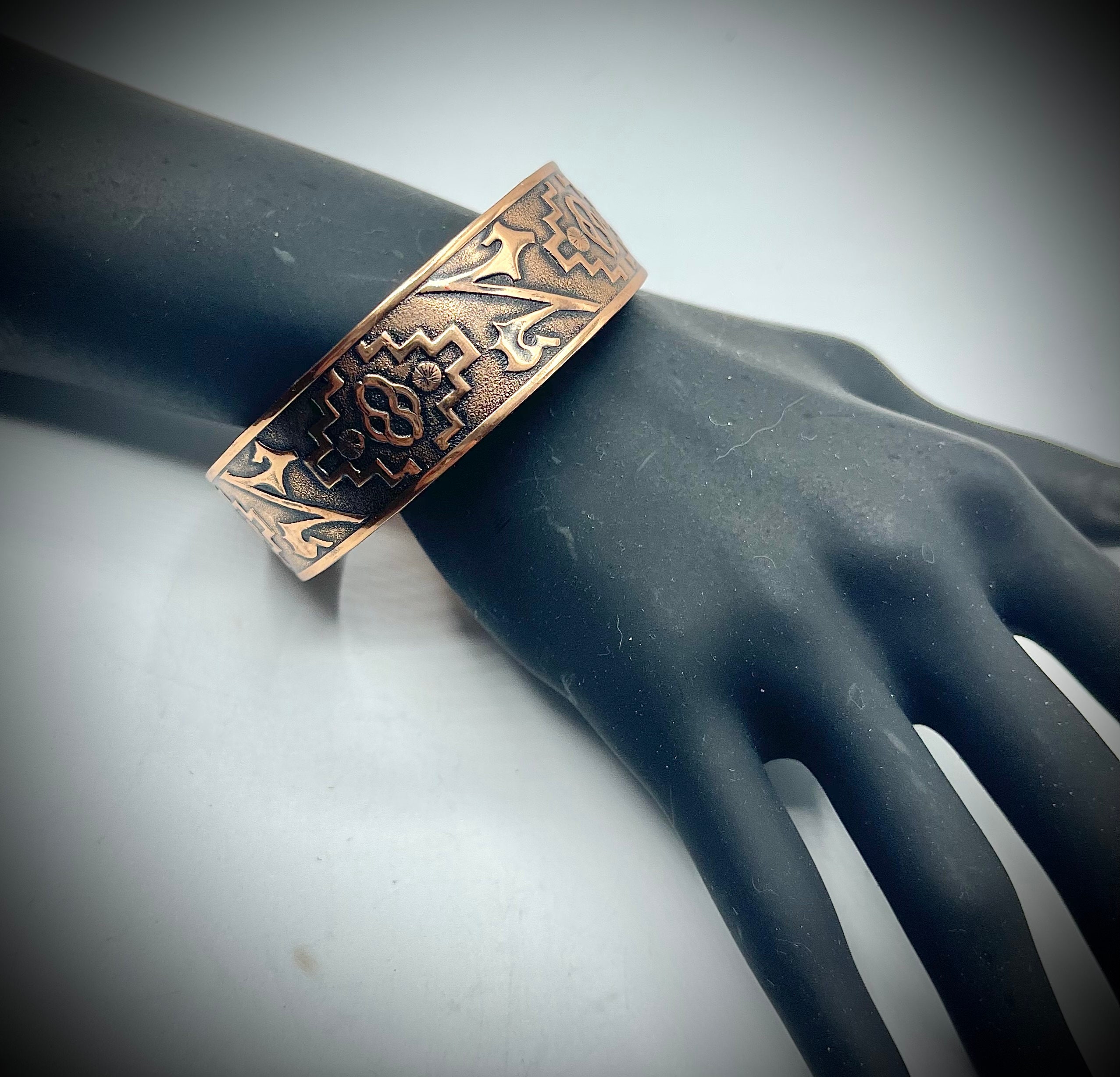 Copper American Indian Bracelet - Etsy