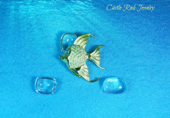 Angel Fish Brooch / Pendant - image 1