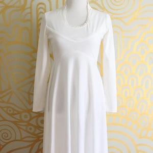 1960s Vintage White Dress