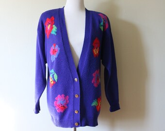 Royal Purple Sweater - Etsy