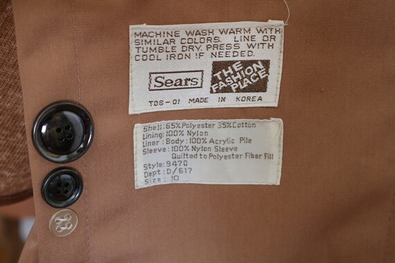 1970s Vintage Sears Trench Coat - image 8