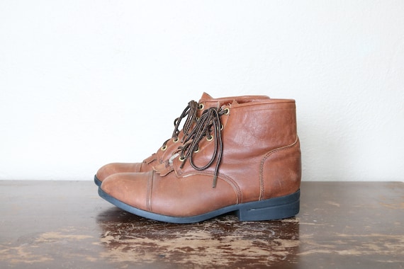 1990s Vintage Western Ankle Boots