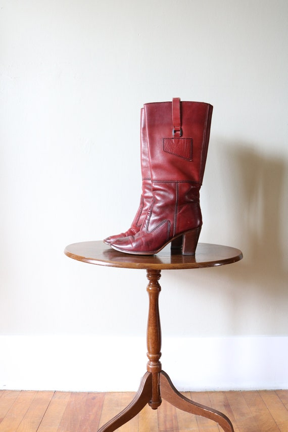 1970s Vintage Leather Boots