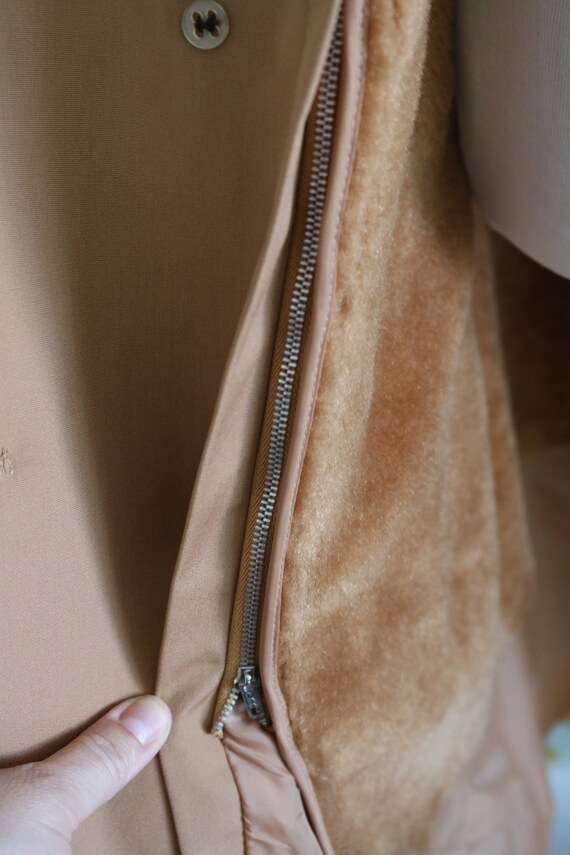 1970s Vintage Sears Trench Coat - image 9