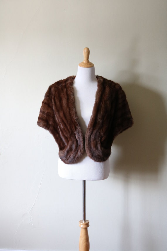 1950s Vintage Fur Cape