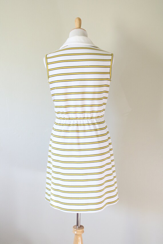 1960s Yellow House Dress with Snap Front