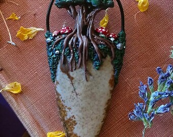 Jasper tree of life Pendant