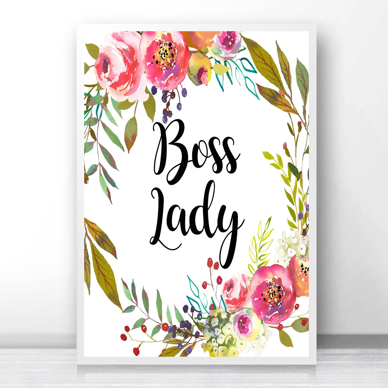 Boss Lady Wall Art Boss Lady Print Boss Lady Printable Boss - Etsy Canada