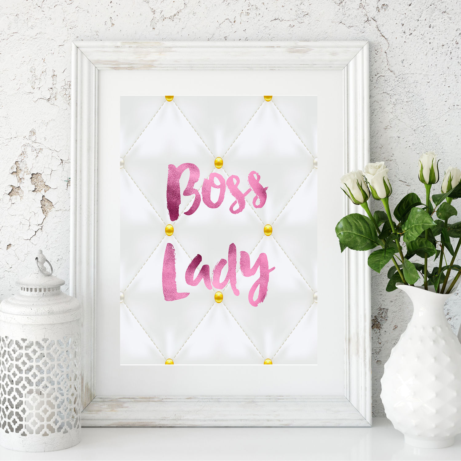 Boss Lady Wall Art, Boss Lady Print, Boss Lady Printable, Boss Lady