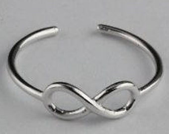 Toe Ring, Toe Rings, Foot Ring, Foot Jewelry, 925 Sterling Silver, Wave Toe Ring, Body Jewelry, Adjustable Toe Ring,