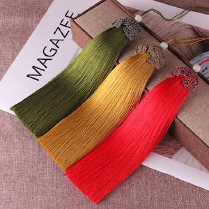 27 colori tra cui scegliere, 2pcs 160mm cinese nodo lungo seta nappa, nappa artigianato, accessori nappa di seta, alta qualità extra YD028