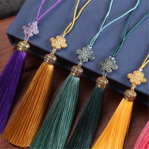 29 Color to Choose,100mm Silk Tassel With Alloy Cap Pendant,Tassel Craft,Silk Tassel Pendant ,High Quality Extra Thick LP046