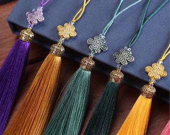 29 Color to Choose,100mm Silk Tassel With Alloy Cap Pendant,Tassel Craft,Silk Tassel Pendant ,High Quality Extra Thick LP046