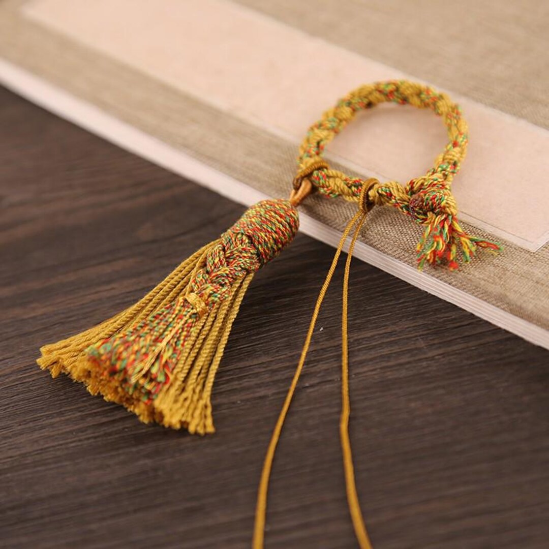 Hand Twisted Rope Hand-twisted Rope Pendant Tassel: 12cm Polyester Craft Accessory YD185 ...