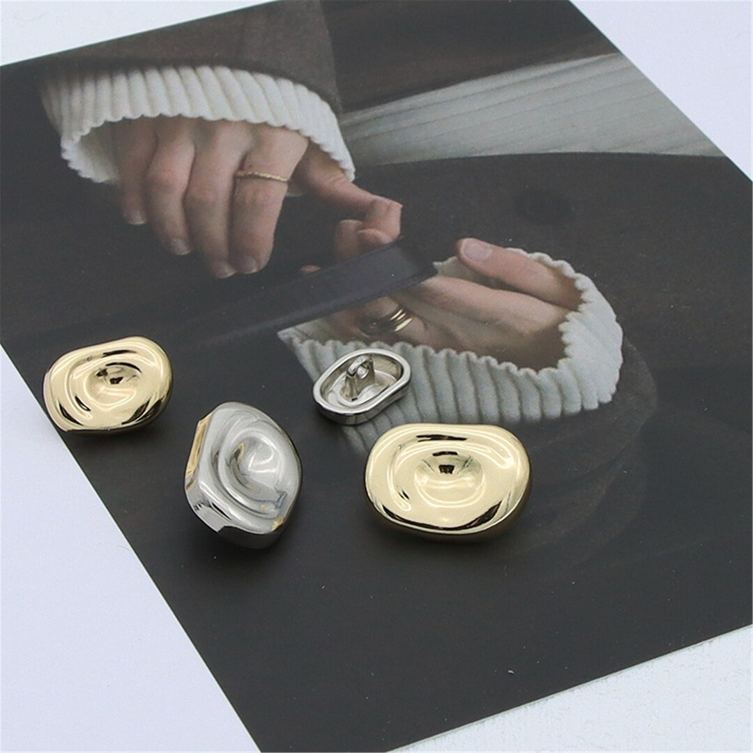 Water Ripple Button Metal Water Ripples Buttons Buttons for Shirt Jacket Sweater - Etsy