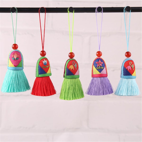 36 Color to Choose,50mm Embroidery Tassel,Artificial Silk Tassel Accessories,Artificial Silk Tassel Pendant YD101