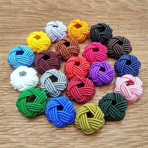 10pcs nodo cinese di seta, accessori della nappa, pendente della nappa di seta di alta qualità TX004