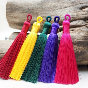 29 Color to Choose,80MM Silk Tassels ,Tassel Craft,Silk Tassel Accessories,Tassel Pendant ,High Quality Extra Thick TX001