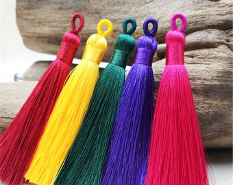 29 Color to Choose,80MM Silk Tassels ,Tassel Craft,Silk Tassel Accessories,Tassel Pendant ,High Quality Extra Thick TX001