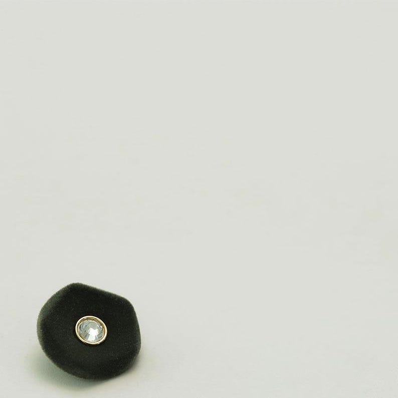Flocking Buttons 2pcs Metal Flocking Buttons: DIY Shirt Jacket Sweater Craft - Etsy