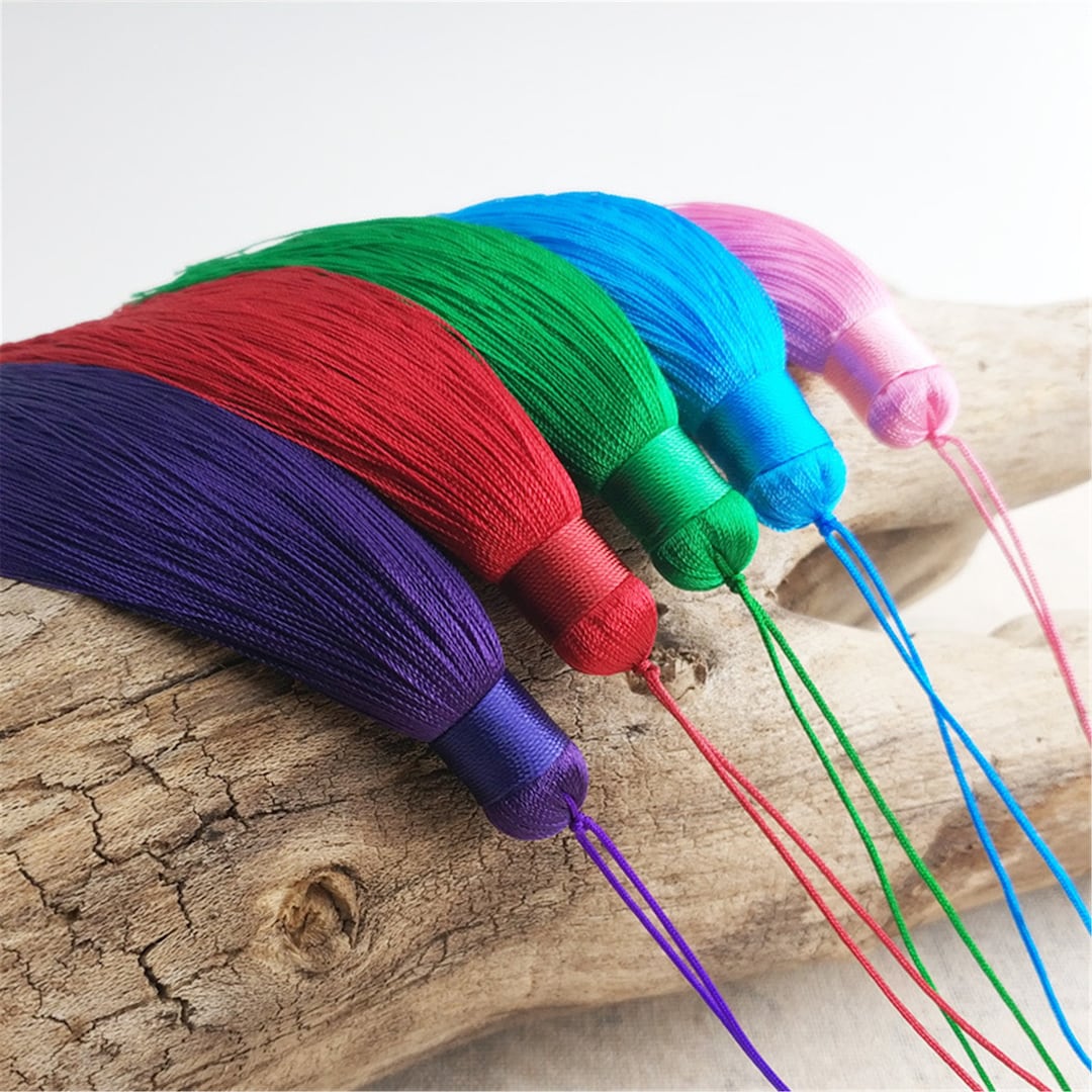 150mm Silk Tassels With Long Rope,tassel Craft,silk Tassel Accessories ...