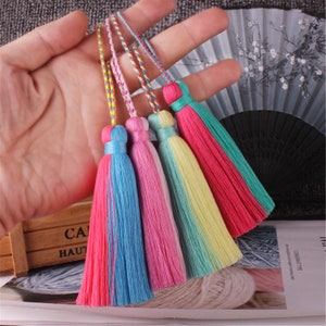11 Color to Choose,2pcs 90mm Cotton Tassel Pendant,Tassel Craft, Cotton Tassel Accessories,High Quality Extra YD024