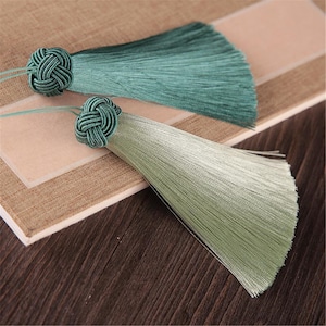 90mm Long Silk Tassel With Pineapple Knot,Tassel Craft,Thick Silk Tassel Pendant  ,High Quality YD143