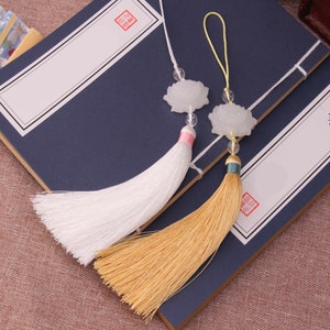 32 Color to Choose,1pc 120mm White Jade Silk Tassel ,Tassel Craft,Silk Tassel Pendant  ,Silk Tassel Accessories,High Quality YD012