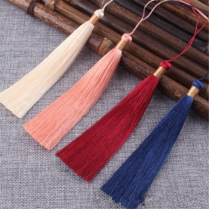 12 Color to Choose,2/10pcs 130MM Silk Tassels ,Tassel Craft,Silk Tassel Accessories,Tassel Pendant ,High Quality Extra LM001