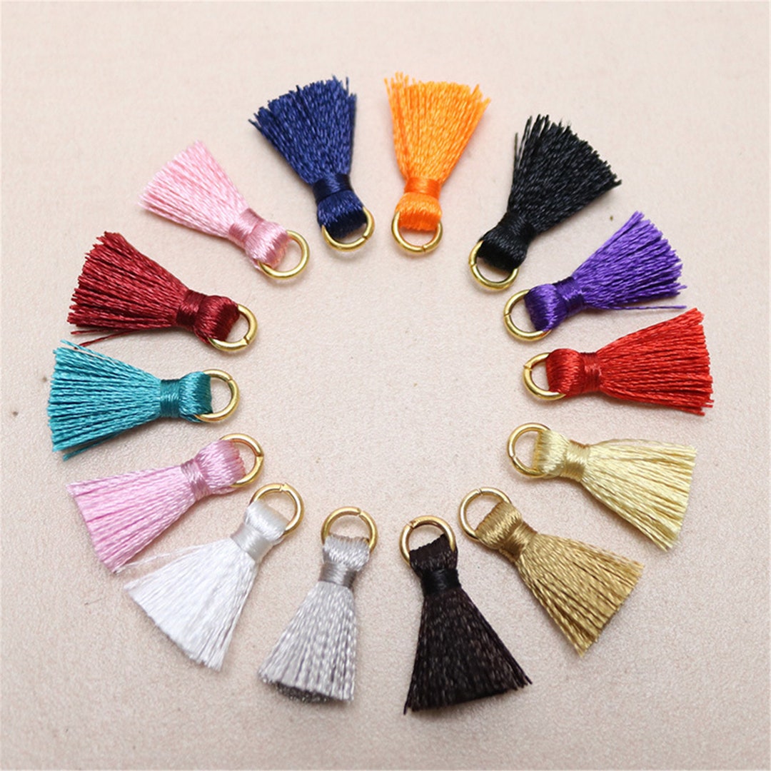 10/20pcs 33 Colors to Choose,20mm Mini Tassels Handmade Fine Rayon