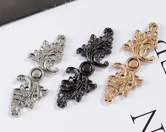 2/6/10pcs Metal frog Buttons, Sewing Fasteners Chinese Knot Closure Cheongsam Decoration Buttons,Upholstery,CB061