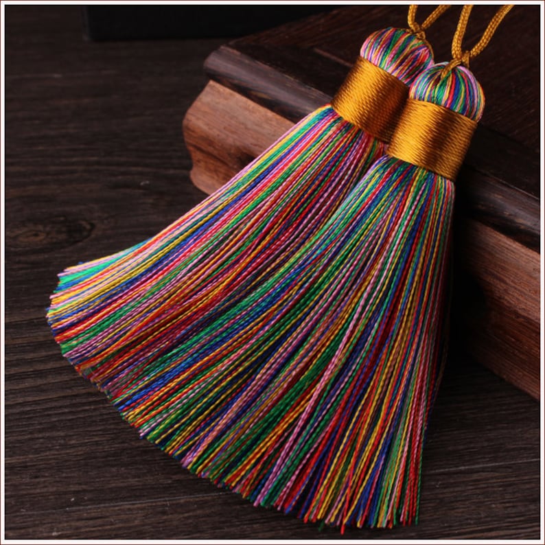 2PCS Silk Tassels silk Tassel tassel Craftsilk Tassel Etsy