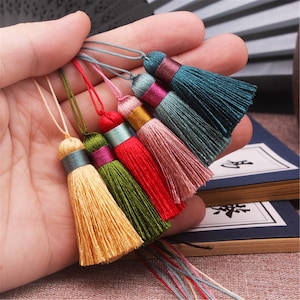 2pcs 37 Color to Choose,45mm Tassel ,Tassel Craft,Tassel Pendant  ,Tassel Accessories,High Quality Extra YD105