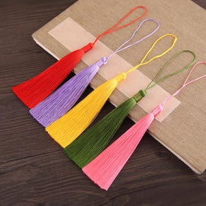 28 Color to Choose,2/10pcs 120mm Polyester Silk Tassels Craft,Tassel Accessories,Tassel Pendant ,High Quality YD058