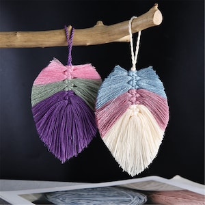 6 Color to Choose,90mm Leaf Shape Tassel,Cotton Tassel Pendant ,Tassel Pendant ,Tassel,Cotton Tasseles YD103