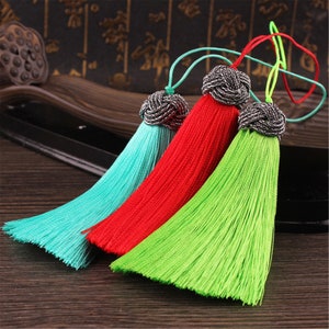 58 Color to Choose,2pcs 80MM Pineapple Knot Silk Tassel,Tassel Craft,Silk Tassel Pendant  ,Fat Thick Tassel YD120