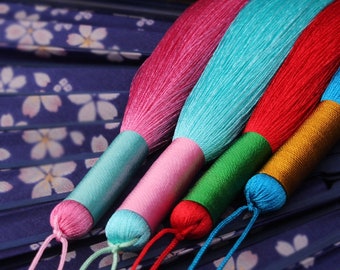 33 Color to Choose,1pc 250mm Long Silk Tassel ,Tassel Craft,Silk Tassel Pendant  ,Silk Tassel Accessories,High Quality Extra YD005