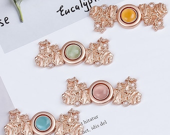 Metal Frog Buttons: Chinese Knot Cheongsam Fasteners CB062