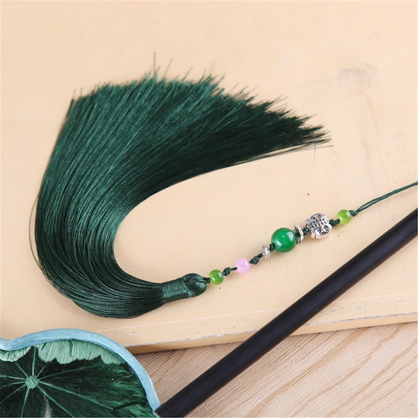 12 Color to Choose,160mm Tassel With Alloy Cap ,Tassel Craft,Silk Tassel Pendant ,High Quality Extra Thick YD137