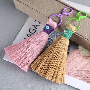 8 Color to Choose,2pcs 110mm Cotton Tassel ,Tassel Pendant ,Tassel ,Tassel Keychain Accessories YD014