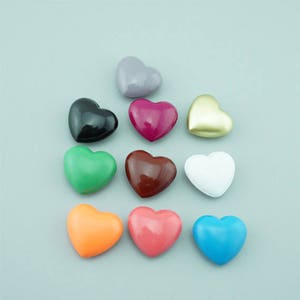 2PCS 24*25 MM Heart-shaped Chime Ball, Harmony Ball Mexico Bola Chime Beads Pendant ,Angel Caller Balls for Pregnancy Mom QY003